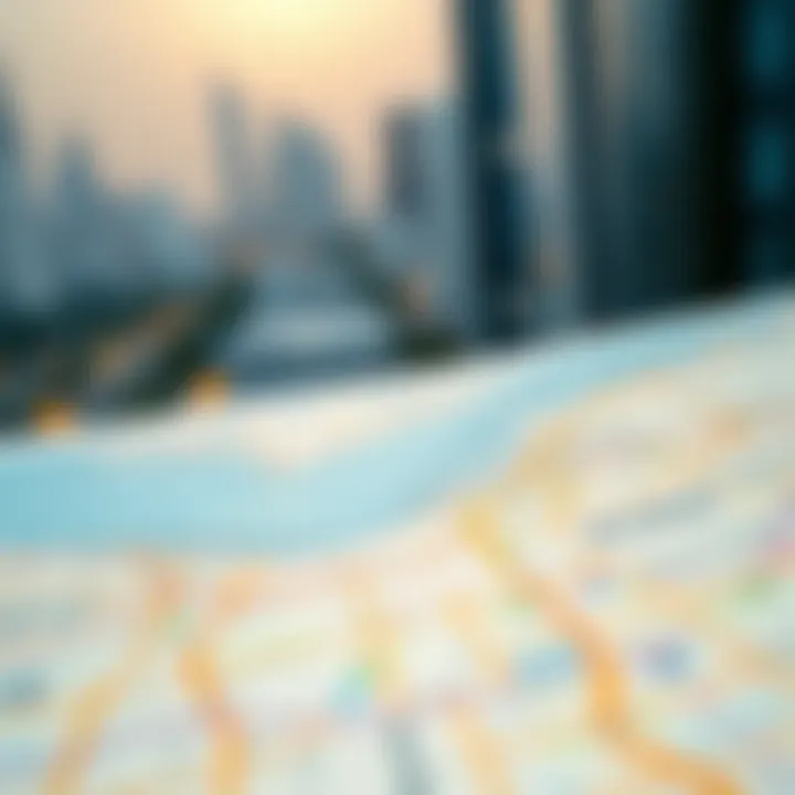 Map of Dubai Postal Code Regions Detailed map of Dubai showcasing postal code regions