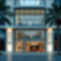 Ejari office exterior showcasing modern architecture