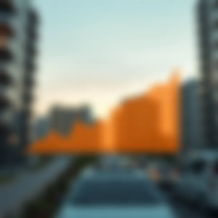 Trends in Housing Fees within Dubai Graph showing housing fee trends in Dubai