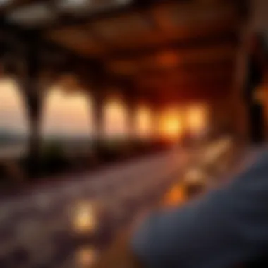 A serene sunset marking the end of fasting