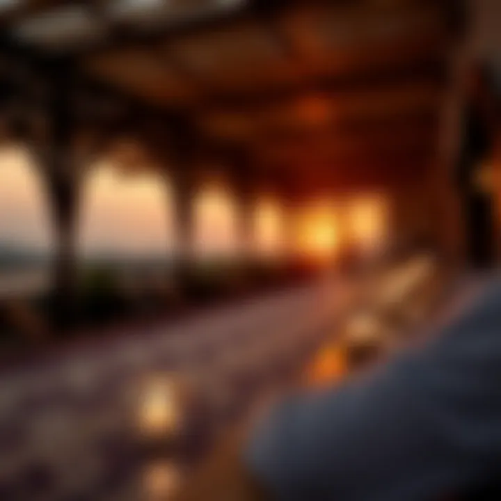 A serene sunset marking the end of fasting