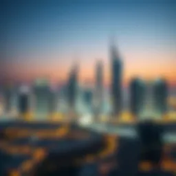 Illustration of Dubai skyline highlighting real estate developments