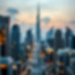 A detailed map showcasing Dubai's real estate hotspots