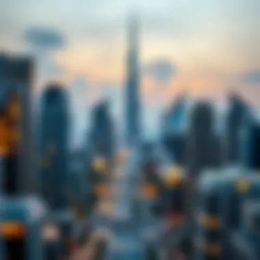 Dubai Real Estate Hotspots A detailed map showcasing Dubai's real estate hotspots