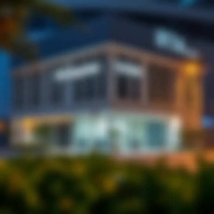 Exterior view of a modern RTA inspection center