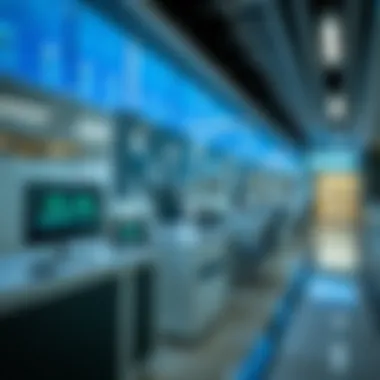 Interior of an RTA inspection center with advanced technology