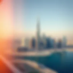 A panoramic view of Dubai's skyline showcasing luxury real estate