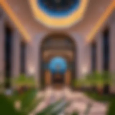 Luxurious architecture of Omniyat sales office