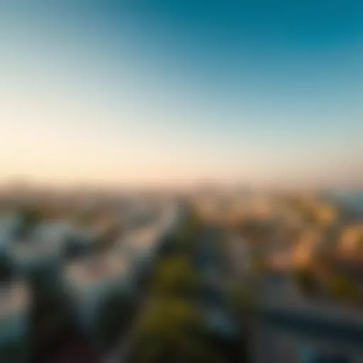 Aerial view of Umm Al Sheif showcasing its unique architecture