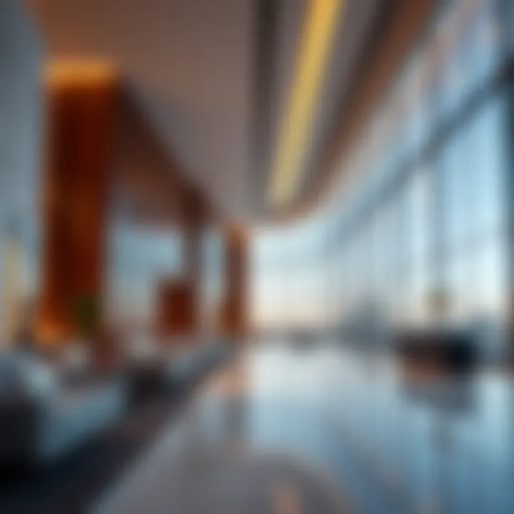 Modern design elements reflecting the innovative architecture of Volta Damac